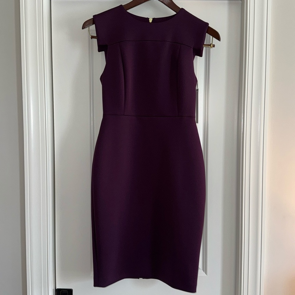 Calvin Klein Purple Sleeveless Dress